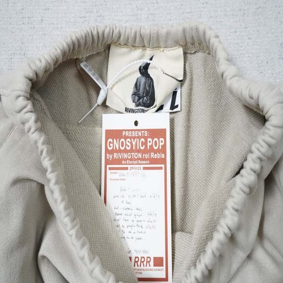 RIVINGTON ROI REBIS Red Logo Print Gray Harem Pants - Picture 3 of 16